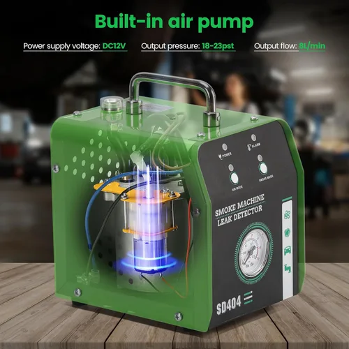 Miniatura 5 de Haoguo Máquina de humo automotriz, probador de fugas de humo EVAP de modo dual para automóvil, bomba de aire integrada y generador de humo
