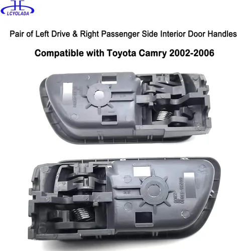 Miniatura 2 de Manija interior de puerta delantera o trasera lado izquierdo del conductor y derecho del pasajero para Toyota Camry 2002-2006, reemplaza#