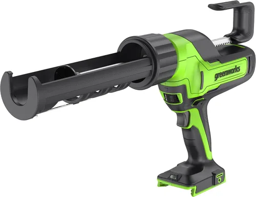 Miniatura 12 de Greenworks Pistola de calafateo y adhesivo inalámbrica de 24 V de 10 onzas, antigoteo de 6 velocidades con batería USB de 2 Ah y cargador de 2 A