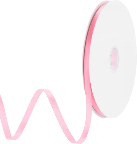 Miniatura 343 de MECCANIXITY Cinta de satén de 3/8 pulgadas de 50 yardas, de grogrén, de seda sólida, fina para ramo de boda, para regalo del día de San Valentín