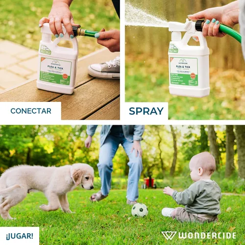 Miniatura 6 de Wondercide - Spray listo para usar contra pulgas, garrapatas y mosquitos en el jardín con aceites esenciales naturales – Asesino, tratamiento