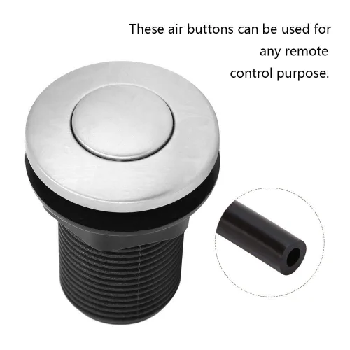 Miniatura 8 de Chatarra de basura de 1.260 in, kit de manguera neumática con botón automático de autobloqueo, fácil de instalar