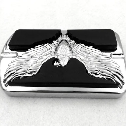 Miniatura 4 de HONGK - Compatible con pedal de freno Touring Softail Almohadilla grande H-D Eagle Hawk Emblem [B01BW4N5CM]