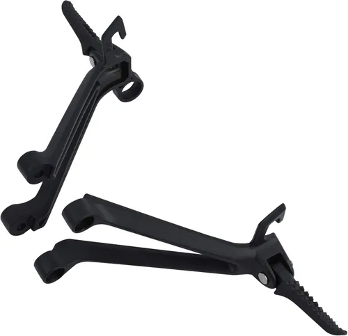 Miniatura 5 de TCT-MOTORPARTS Estriberas de pie del pasajero trasero para Suzuki GSXR1000 GSX-R1000 2005-2006 Negro arena