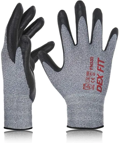 Miniatura 9 de DEX FIT Nitrile Work Gloves FN330,Stretch Fit, Touchscreen, Power Grip in Wet & Oily Conditions, Men & Women