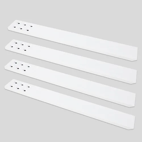 Miniatura 15 de Soporte para encimera, paquete de 3 unidades de 10 pulgadas de largo x 2.5 pulgadas de ancho, soporte oculto de pared rodilla negro para encimera