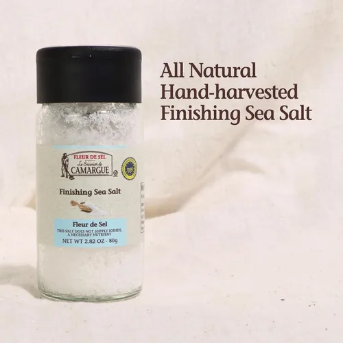 Miniatura 4 de Le Saunier de Camargue Flor de Sel con chile Espelette - Sal de acabado de sal marina francesa con chile suave - Sal escamosa gourmet cosechada a