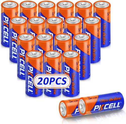 Miniatura 8 de PKCELL Baterías alcalinas de tamaño N de 1.5 V, paquete de 5 baterías médicas MN9100/E90/LR1 de ultra larga duración para dispositivos médicos