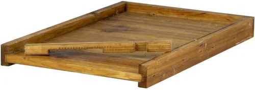 Miniatura 5 de Hoover Hives Kit de 8 piezas de colmena Langstroth sumergido en cera de abeja 100% incluye cubierta superior telescópica, escape de abeja ovalada