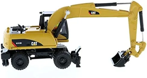 Miniatura 5 de Para CAT M318D Rueda Excavadora Estaño Caja Versión 1/87 DIECAST Modelo CAR Truck