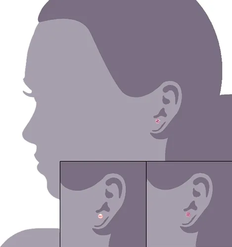 Miniatura 52 de JewelrieShop - Juego de aretes de tuerca de acero inoxidable con circonitas cúbicas y perlas de imitación, 3 pares de 0.236 in