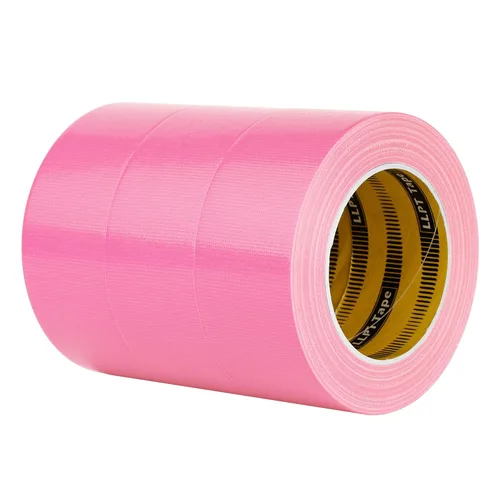Miniatura 12 de LLPT Cinta adhesiva de alta calidad, paquete de 3 unidades de 2 pulgadas x 35 yardas cada rollo, fácil de rasgar, cinta de tela colorida a granel