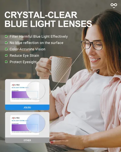 Miniatura 6 de JOLISU 5-Pack Ultra-Light Slim Frames Reading Glasses for Women - Readers for Women, Spring Hinges and Blue Light Protection