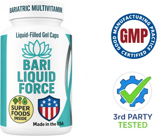 Miniatura 4 de Multivitamínico bariátrico con hierro – Cápsulas blandas de rápida absorción rellenas de líquido – Cumple con ASMBS – Suplemento bariátrico todo