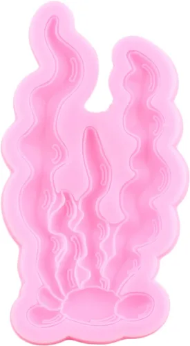 Miniatura 7 de Molde de silicona para algas marinas, molde de fondant de coral marino para decoración de pasteles, decoración de cupcakes, caramelo de chocolate