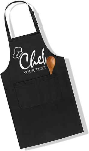 Miniatura 6 de Delantales de chef personalizados, delantal de cocina personalizado con nombre de foto, logotipo, 2 bolsillos, regalo de cocina para hornear
