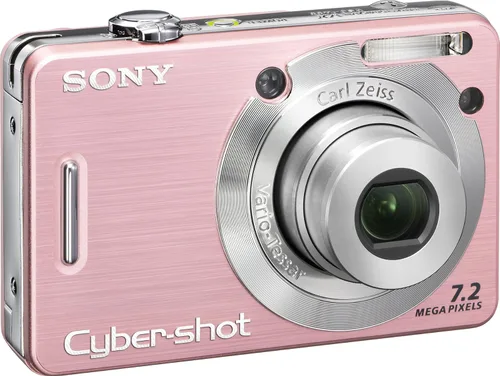 Sony Cybershot DSCW55 7.2MP Cámara digital con zoom óptico 3x (rosa) (Modelo antiguo)