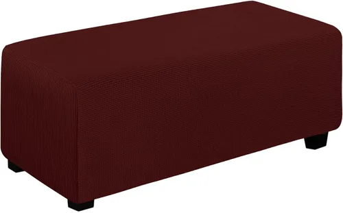 Miniatura 69 de Easy-Going Funda Elástica para Otomana Taburete de Almacenamiento Plegable Protector de Muebles Funda Rectangular Suave con Parte Inferior Elástica
