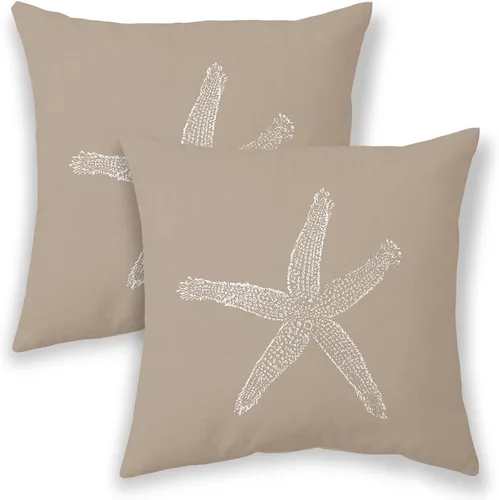 Miniatura 8 de Fundas de almohada azul de espuma de mar de 16 x 16 pulgadas, almohadas decorativas de verano para exteriores, fundas de cojín decorativas