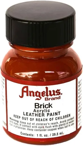 Pintura acrílica Angelus, 1 onza, #93 BRICK, 1 Ounce Ladrillo