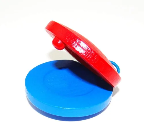 Miniatura 7 de Castañuelas de madera para adultos - Instrumento musical (2 piezas)