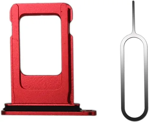 Miniatura 7 de Bandeja para tarjeta SIM con ranura de soporte nano con junta de goma impermeable de repuesto y eyector de pines para iPhone XR