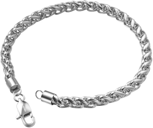 Miniatura 2 de Van Heusen Pulsera de cadena de eslabones de trigo de 0.197in para hombre