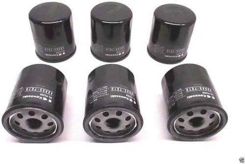 Miniatura 2 de Paquete de 6 filtros de aceite originales Kawasaki 49065-7010 OEM de 25 micrones