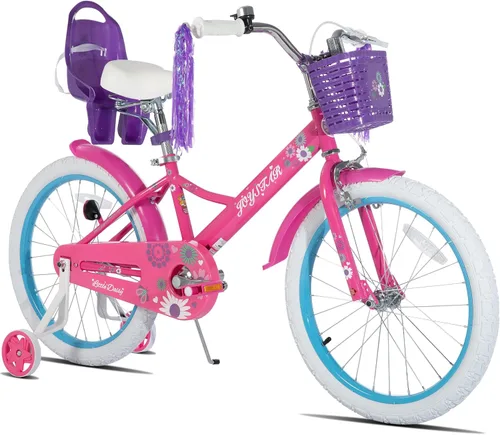 Miniatura 20 de Joystar - Little Daisy - Bicicleta infantil, unisex, para niños de 2 a 7 años, de 12, 14 y 16 pulgadas, con asiento para muñeca, serpentinas