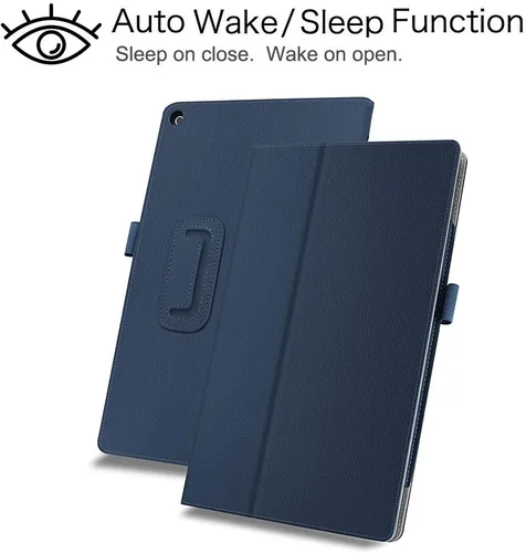 Miniatura 2 de Funda para tablet Amazon Fire HD 10 de 10.1 pulgadas (13ª generación, lanzada en 2023) – Funda delgada y ligera de piel sintética + 1 protector