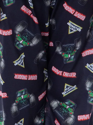 Miniatura 3 de INTIMO Monster Jam Grave Digger - Pijama raglán para niño, camisa y pantalones