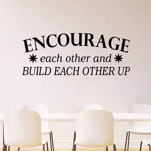 Calcomanías de pared con citas inspiradoras para la oficina: motivacional gimnasio, escuela, aula, garaje, dormitorio, calcomanías de pared de El