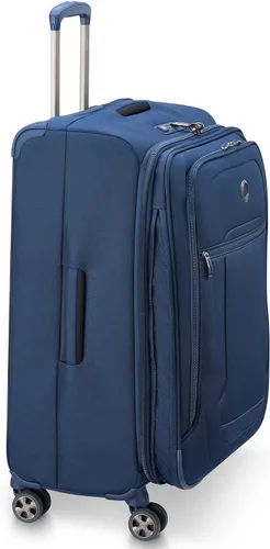 Miniatura 6 de DELSEY PARIS Helium DLX Softside - Maleta expandible con ruedas giratorias, azul marino, a cuadros, mediano de 25 pulgadas