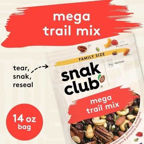Miniatura 3 de Snak Club Mega Trail Mix, tamaño familiar, 14 onzas