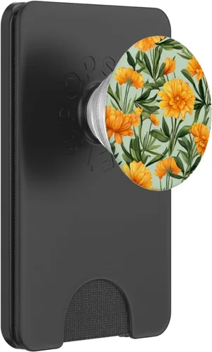 Miniatura 7 de PopSockets PopGrip estándar de flores de caléndula colorida floral