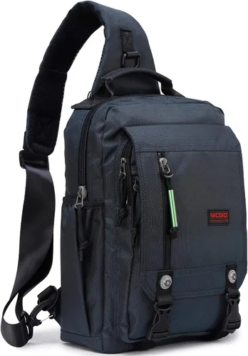 Miniatura 11 de Mochilas de hombro tipo bandolera NICGID, mochilas para pecho y hombro, mochilas para laptop de 12.5'' 13.3'' 14.1'' 15.6'', mochila crossbody tipo