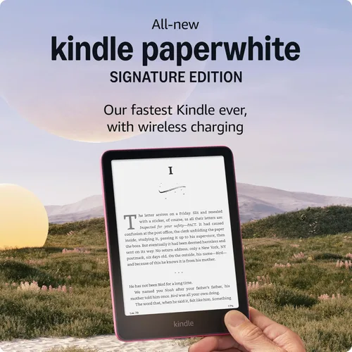 Miniatura 9 de Paquete Amazon Kindle Paperwhite: Incluye Amazon Kindle Paperwhite Signature Edition 32 GB Negro, Funda de tela color negro y estación de carga