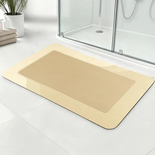 Miniatura 10 de ArtyCozy Tapete de baño súper absorbente, resistente a las manchas, antideslizante, con parte trasera de goma, delgado, de fácil cuidado, para baño
