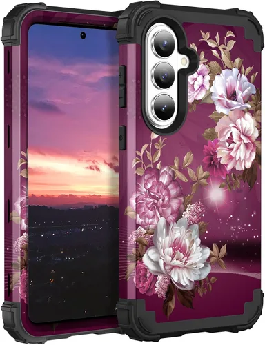 Miniatura 21 de Hocase Funda para Galaxy S20 FE 5G, Protección resistente a prueba de golpes, goma de silicona suave + parachoques de plástico duro, funda