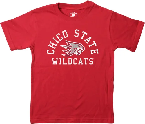 Miniatura 126 de Wes and Willy Camiseta de algodón orgánico de manga corta para niños de la NCAA rutgers scarlet knights rojo