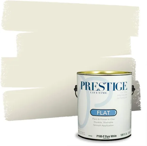 Miniatura 76 de PRESTIGE Paints Exterior Paint and Primer In One, 1-Gallon, Satin, Comparable Match of Benjamin Moore* Royal Linen* 931BM-PCM