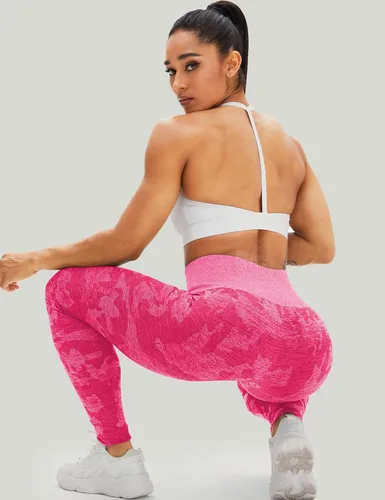 Miniatura 97 de HIGORUN - Leggings sin costuras para mujer, moldeadores, con diseño gráfico de sonrisas, de cintura alta, para el gimnasio, yoga o hacer ejercicio