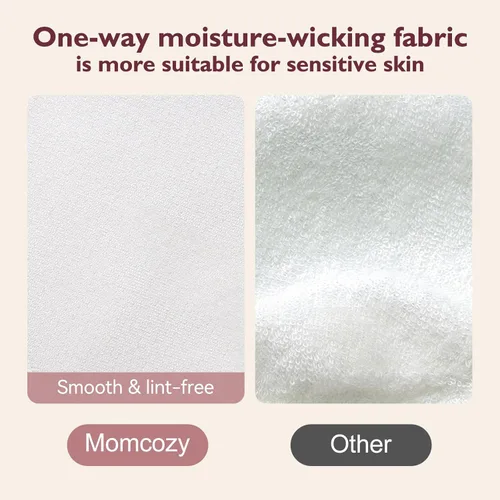 Miniatura 3 de Momcozy Almohadillas reutilizables para el pecho, 6 unidades, almohadillas de lactancia ultra finas y lavables, vienen con bolsa de separación seca