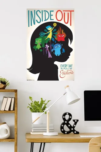 Miniatura 11 de Trends International Disney Pixar Inside Out - Póster de pared de emociones, 14.725 x 22.375 pulgadas, versión enmarcada de madera de granero