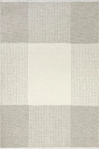 Miniatura 4 de Nuloom Versa Kirby - Alfombra de área color crema, 4 x 6 pies, azulejos, suave y acogedora, con alto tráfico, resistente a las manchas, fácil