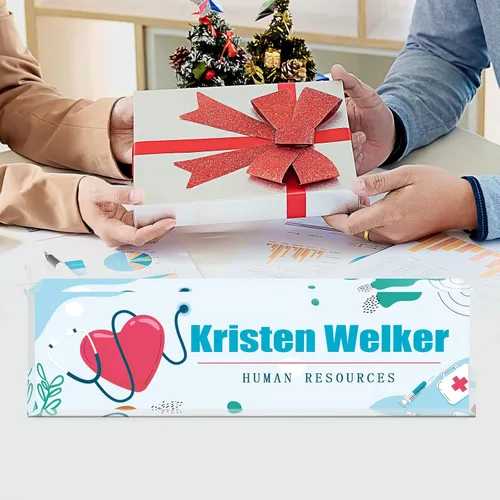 Miniatura 7 de Placa de nombre personalizada para escritorio, placa de nombre de escritorio personalizada, regalos de agradecimiento para empleados, accesorios