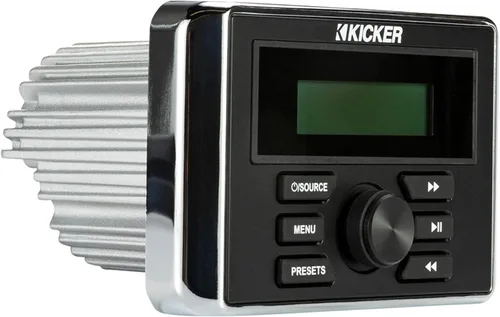 Miniatura 6 de Kicker 46KMC3 Centro multimedia estilo medidor resistente a la intemperie con Bluetooth