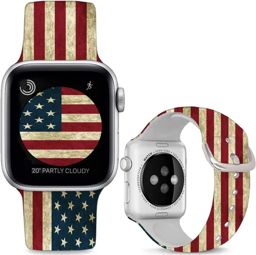 Miniatura 17 de Correas de silicona suaves compatibles con Apple Watch Band de 1.496 in 1.575 in 1.614 in 1.654 in 1.732 in 1.772 in 1.811 in 1.929 in, correa
