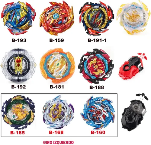Miniatura 5 de MUSTYBELT Juego de trompos Bey para combate Burst Gyros, juguete de regalo para niños, niños de 6, 8, 10, 12+ años, juego de combate con 10 trompos