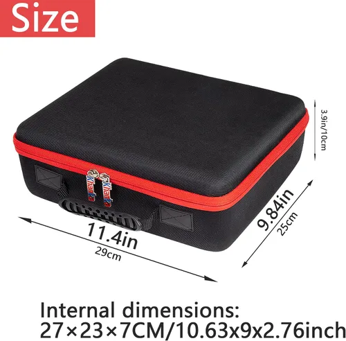 Miniatura 2 de khanka Estuche de almacenamiento rígido de repuesto para sierra caladora Milwaukee M18 Fuel D-Handle 2737-20, solo funda